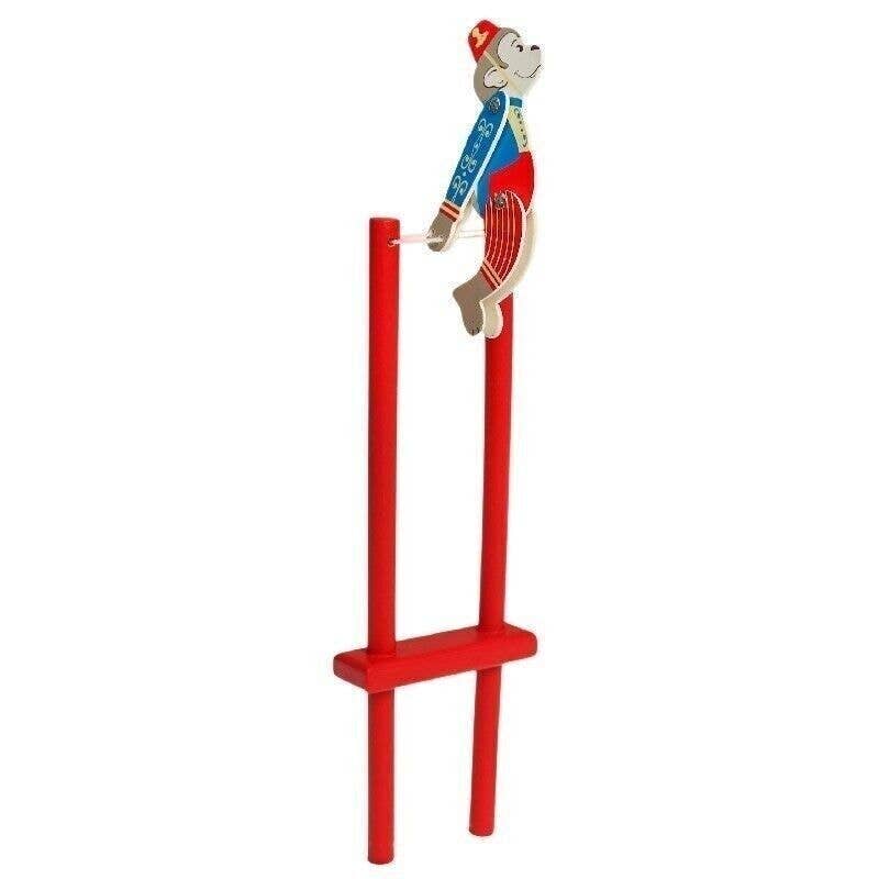 Wooden Acrobatic Toy - Sideshow Monkey