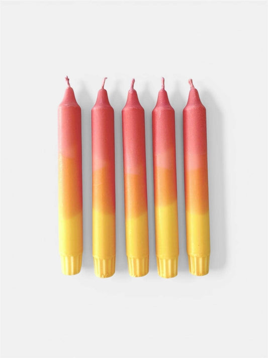 'Summer Sunset’ Dinner Candle