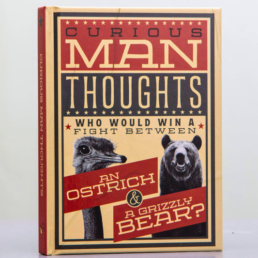 Curious Man Thoughts - Funny Gift Book - Novelty Men's Gift