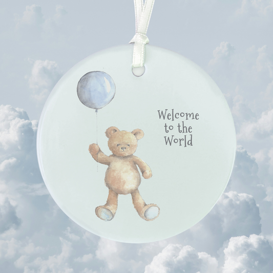 Hanging Decoration - Nursery - Newborn Keepsake - Baby Boy