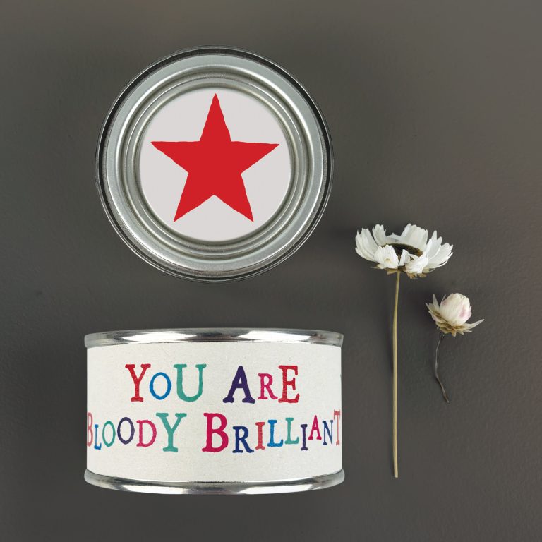 You Are Bloody Brilliant Word Candle
