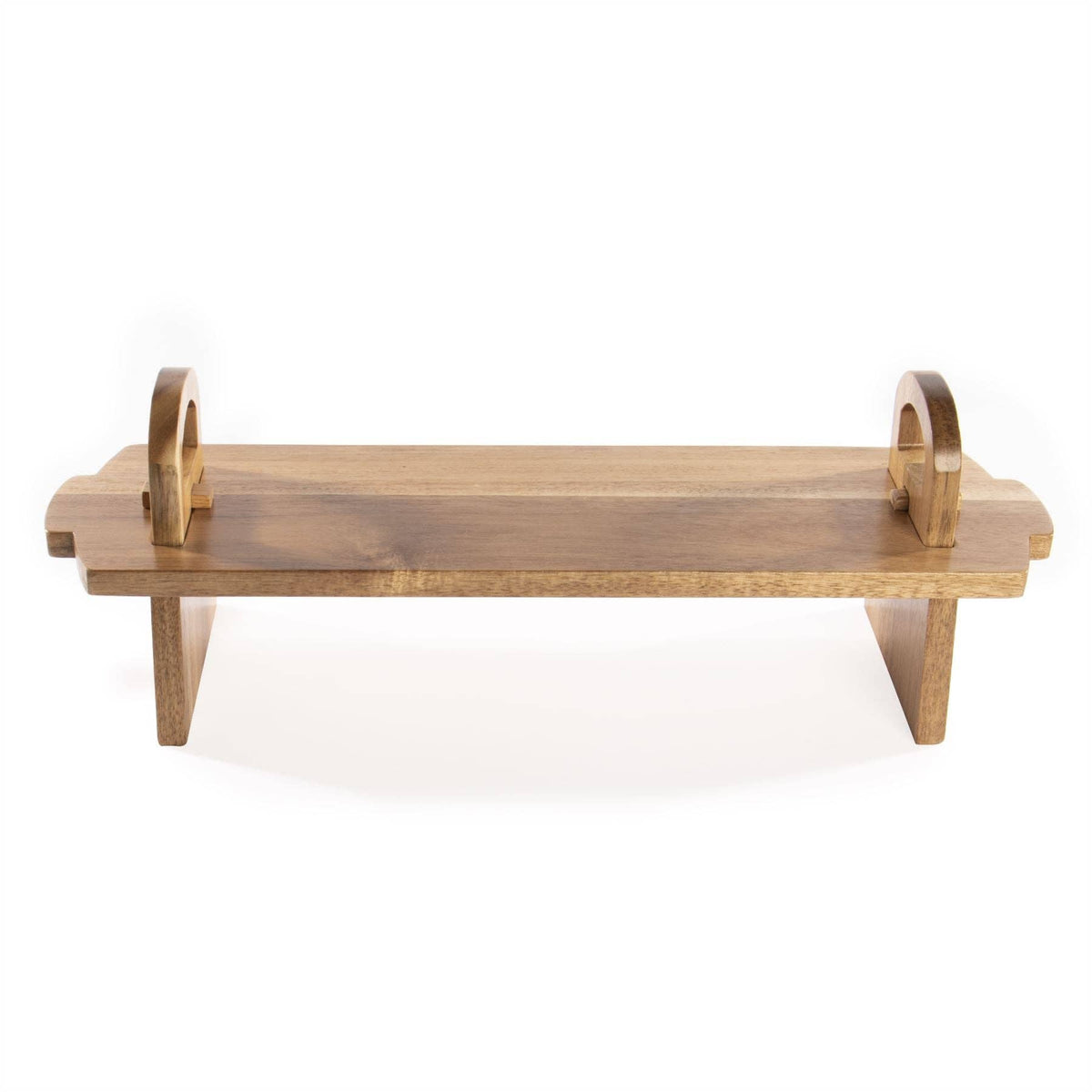 Acacia Wood Raised Serving Platter | M&W