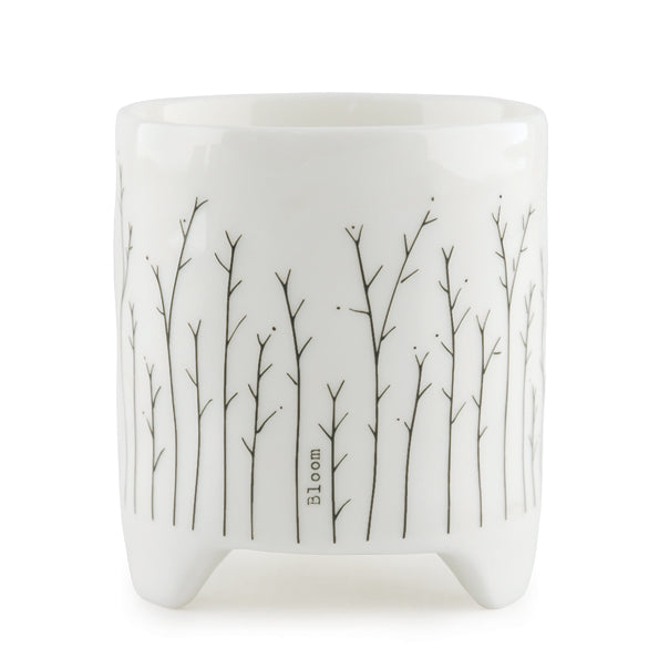 Bloom Sprigs Porcelain Planter