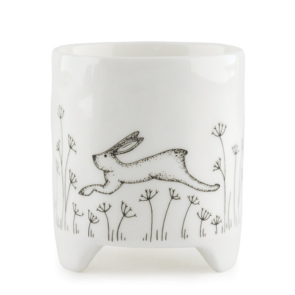 Hare Porcelain Planter