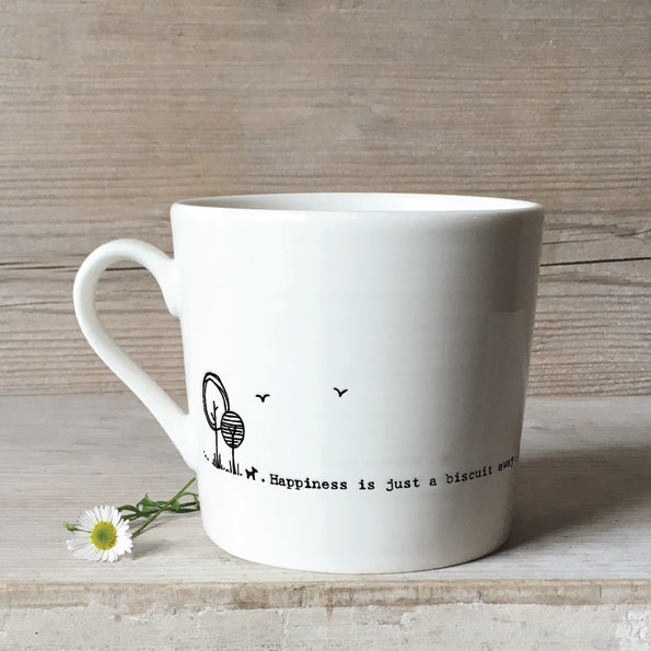 Biscuit Away Wobbly Porcelain Mug