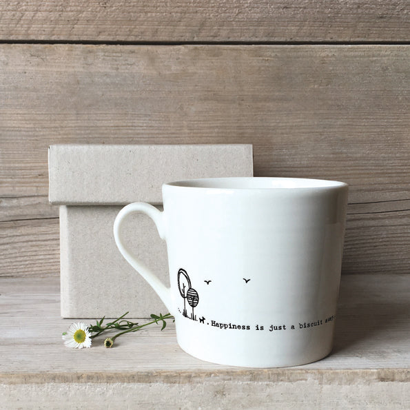 Biscuit Away Wobbly Porcelain Mug