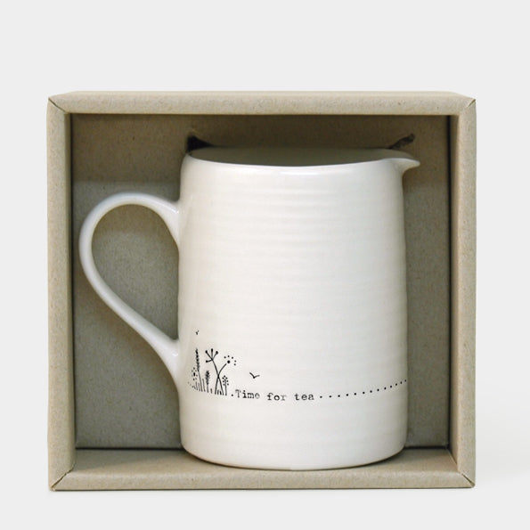 Time for Tea Small Porcelain Jug