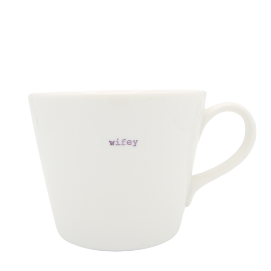 Keith Brymer Jones - Mug 350ml - wifey (lilac)