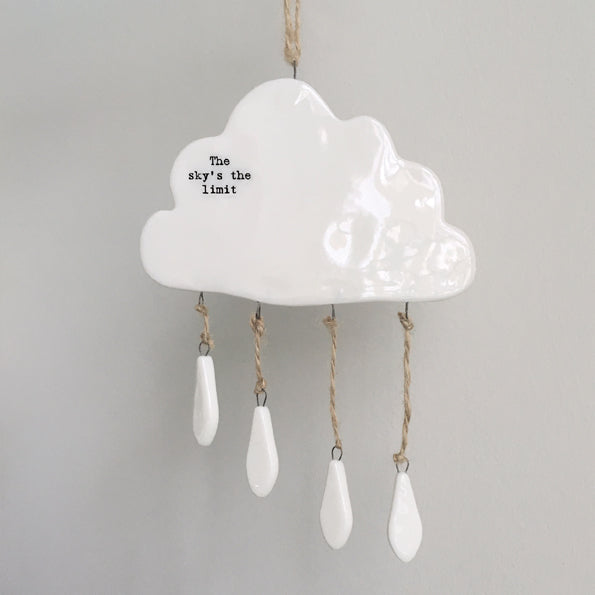 Cloud Porcelain Mobile