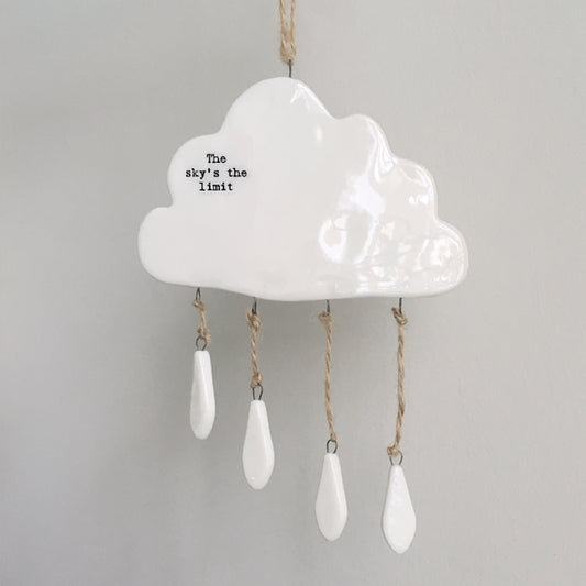 Cloud Porcelain Mobile