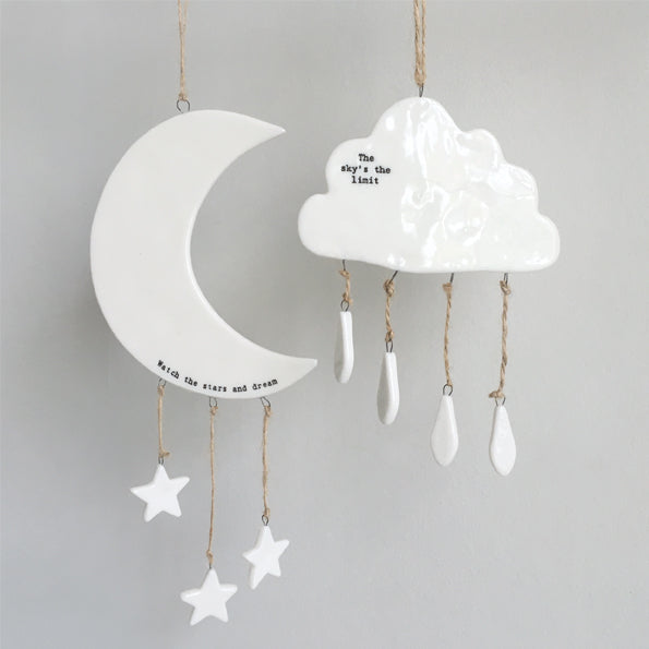Cloud Porcelain Mobile