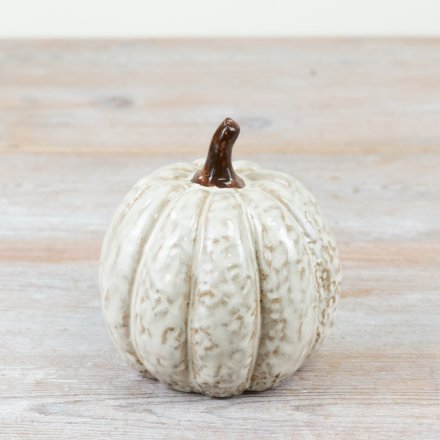 Glazed Pumpkin Ornament, 11cm