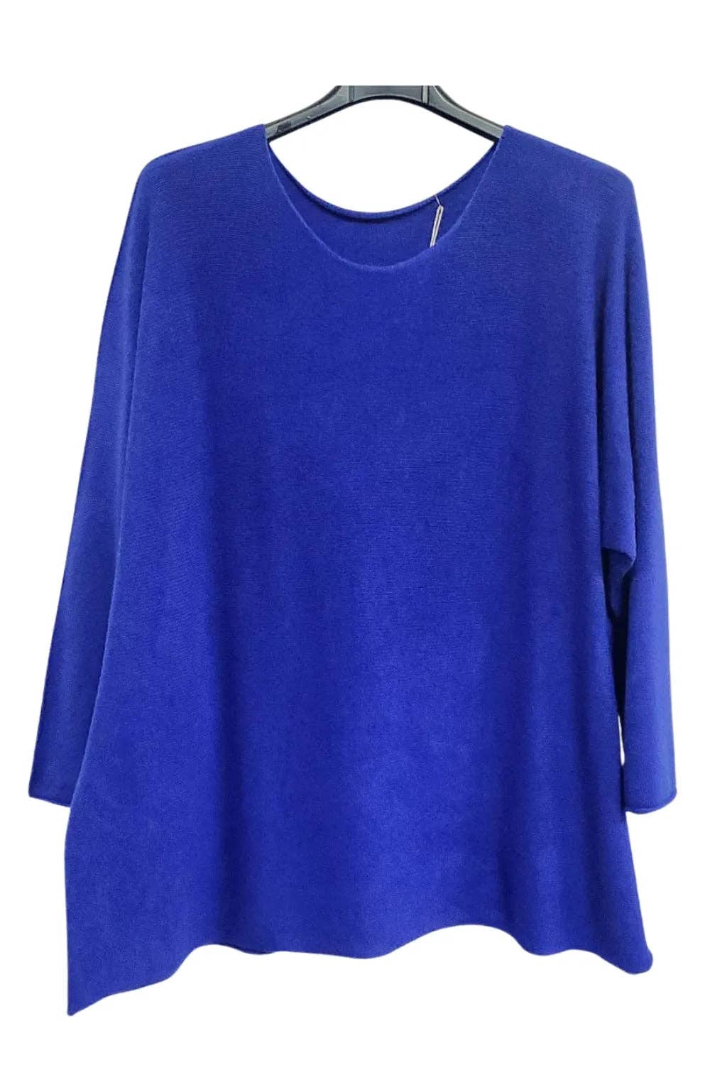 Italian Soft Knit Plain Long Sleeve Jumper Top