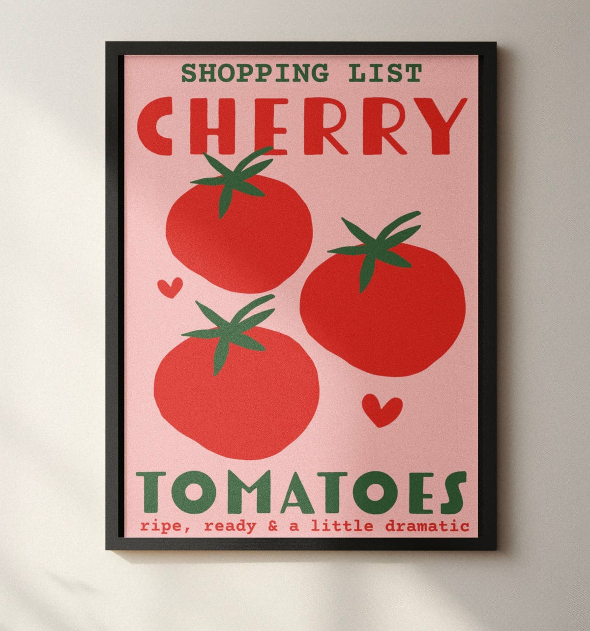 Cherry Tomatoes colourful print