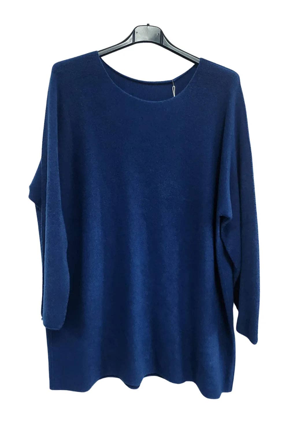 Italian Soft Knit Plain Long Sleeve Jumper Top