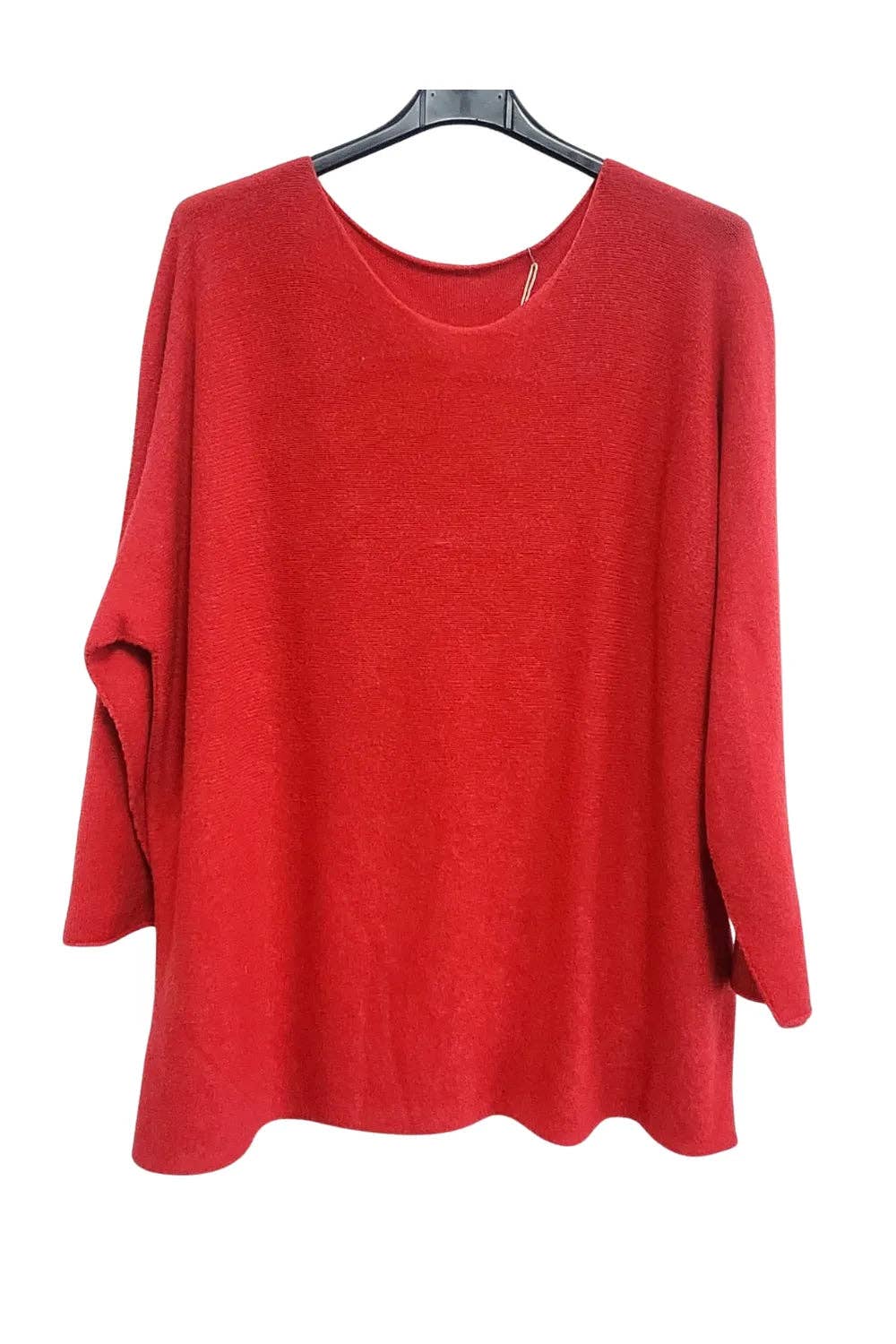 Italian Soft Knit Plain Long Sleeve Jumper Top