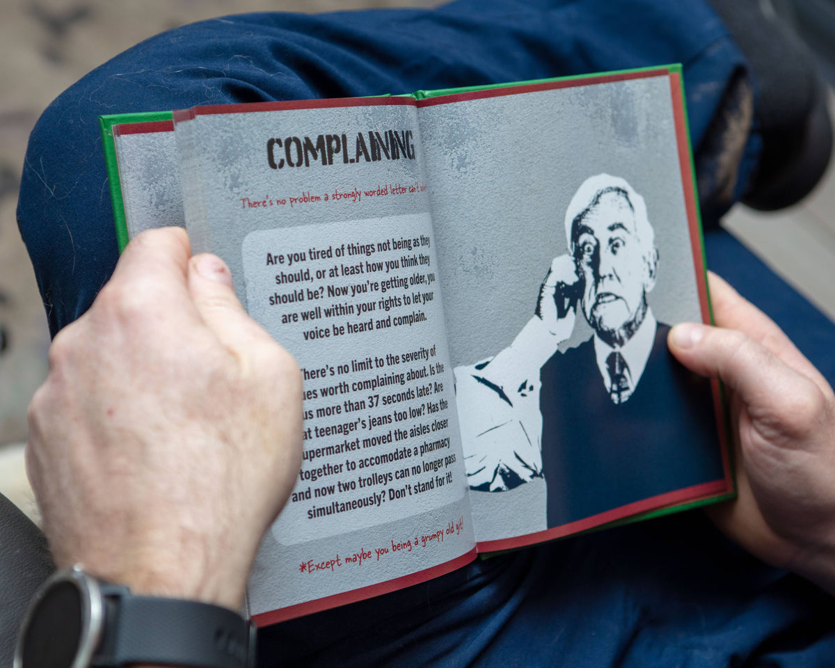 A Mans Guide To Getting Old Book - Funny Retirement Gift