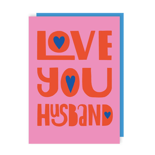 Love You Husband Valentine's Card