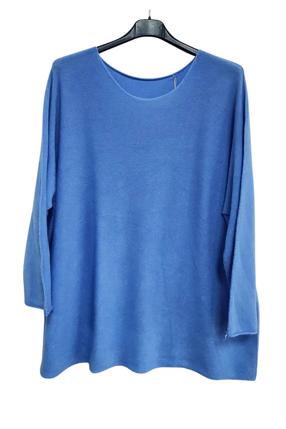 Italian Soft Knit Plain Long Sleeve Jumper Top