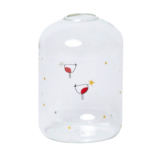 Robins Glass Vase