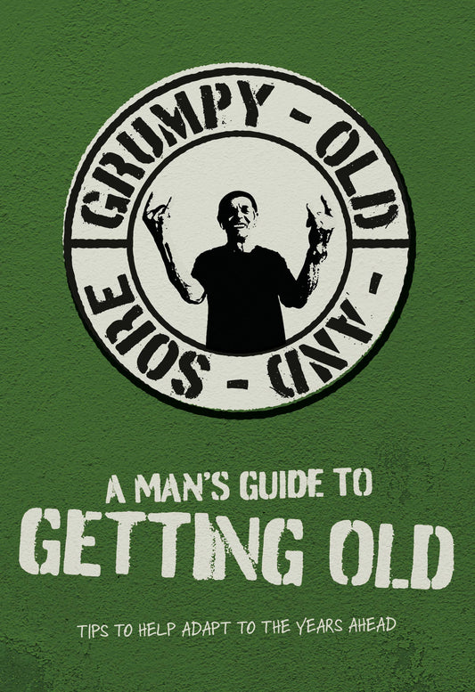 A Mans Guide To Getting Old Book - Funny Retirement Gift