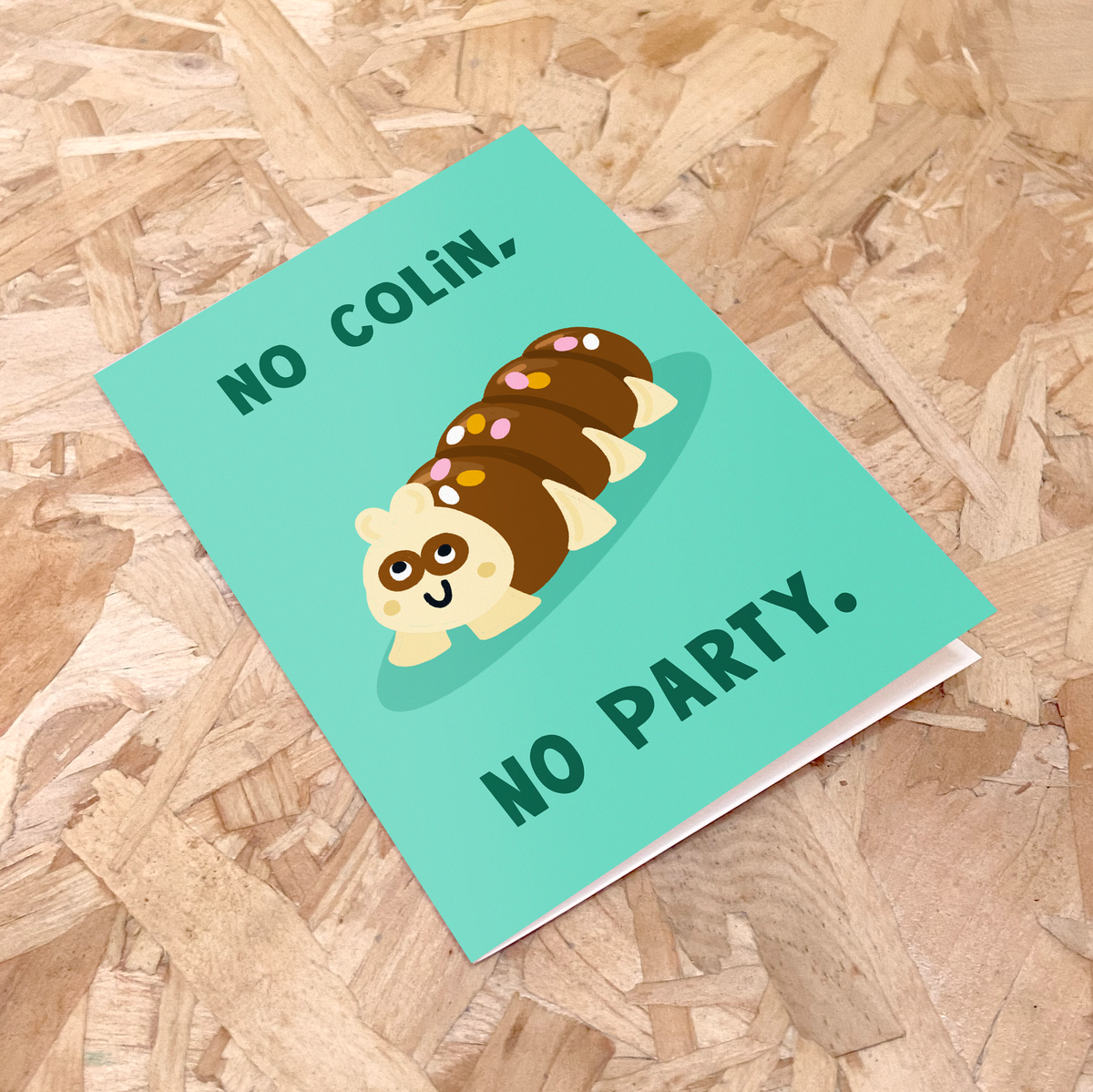 Colin Caterpillar Cake Birthday Card
