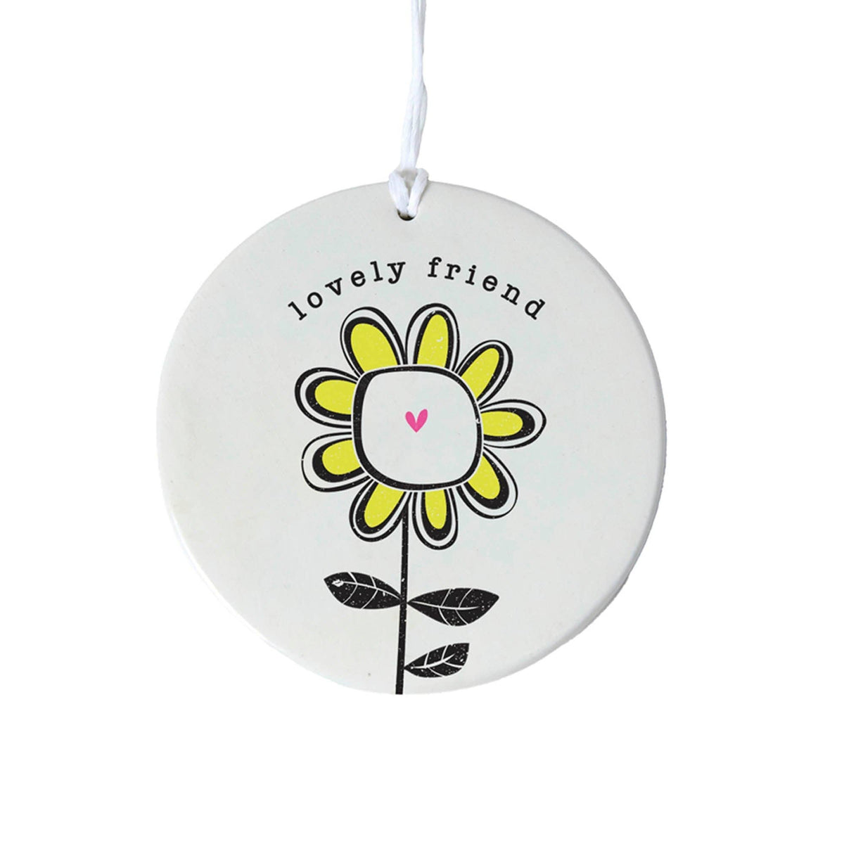 Sunflower Lovely Friend Hanging Dec