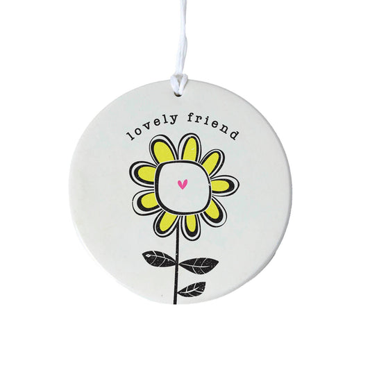 Sunflower Lovely Friend Hanging Dec