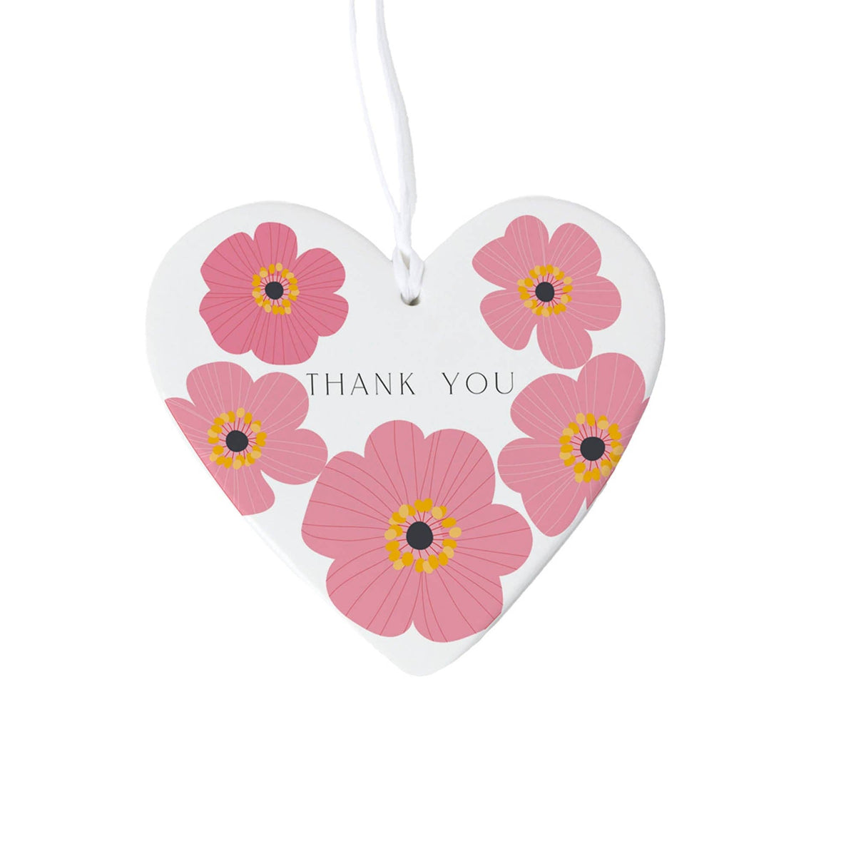 Pink Cosmos Thank You Hanging Dec