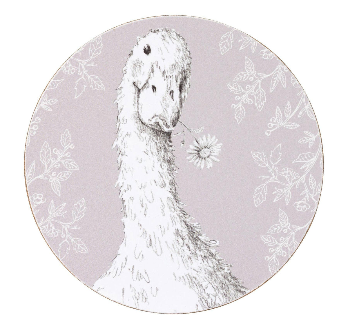 Fieldview Farm - Set of 4 Round Coasters Assorted Design