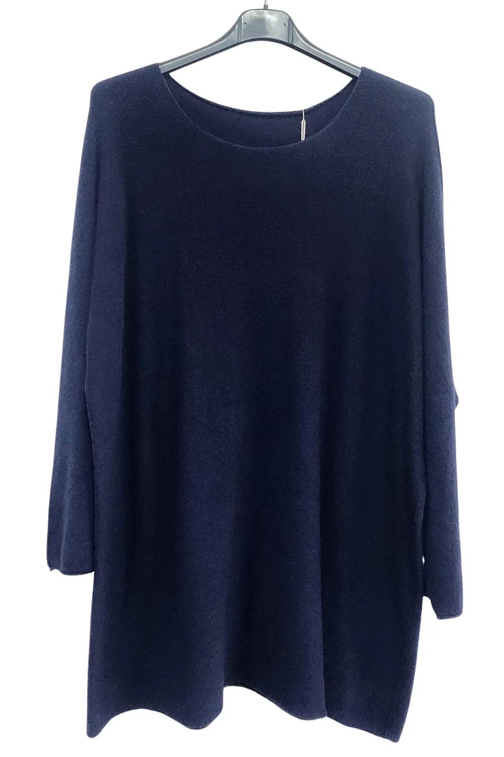 Italian Soft Knit Plain Long Sleeve Jumper Top