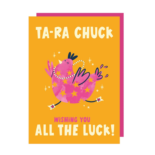 Ta-Ra Chuck Chicken Good Luck Card