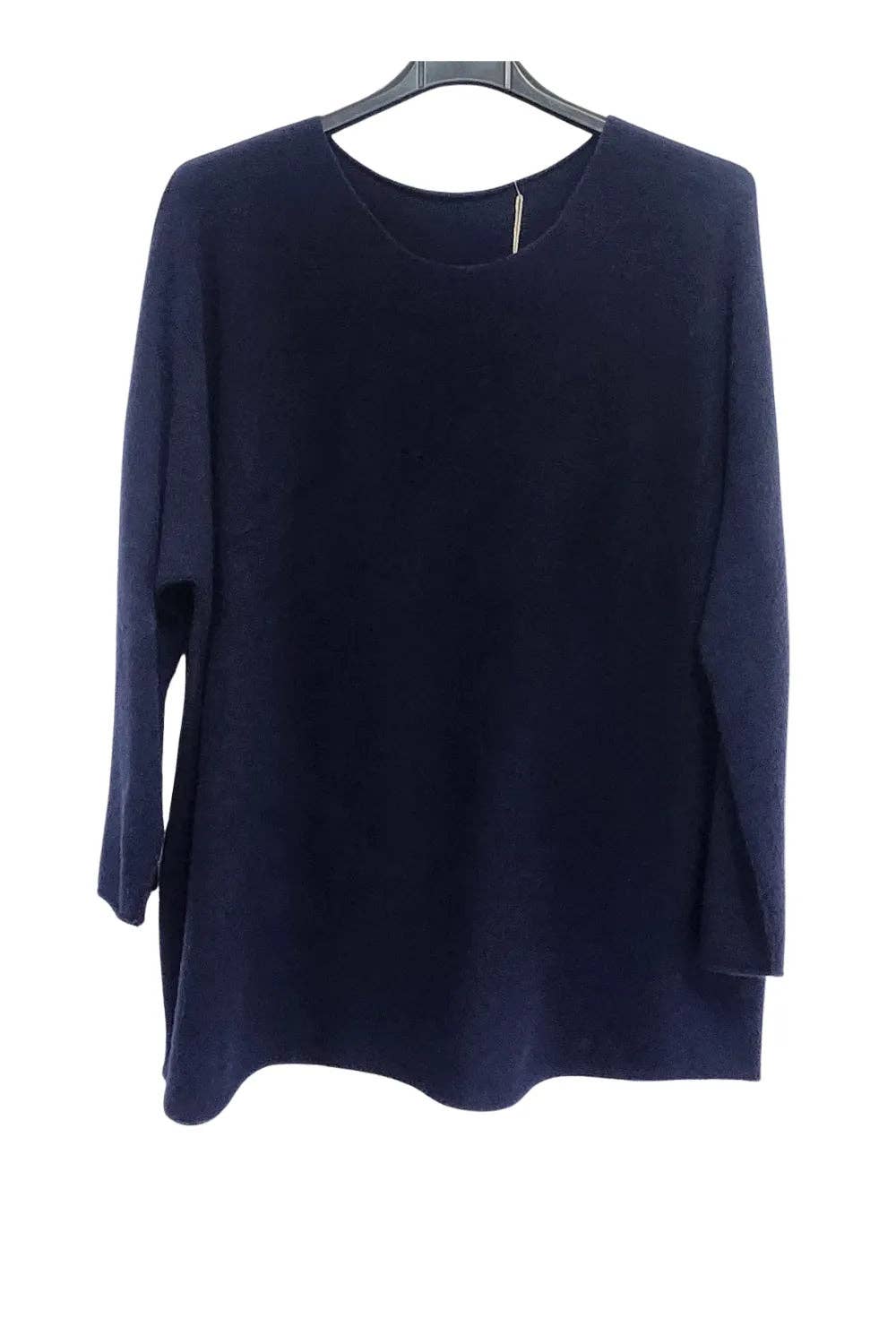 Italian Soft Knit Plain Long Sleeve Jumper Top