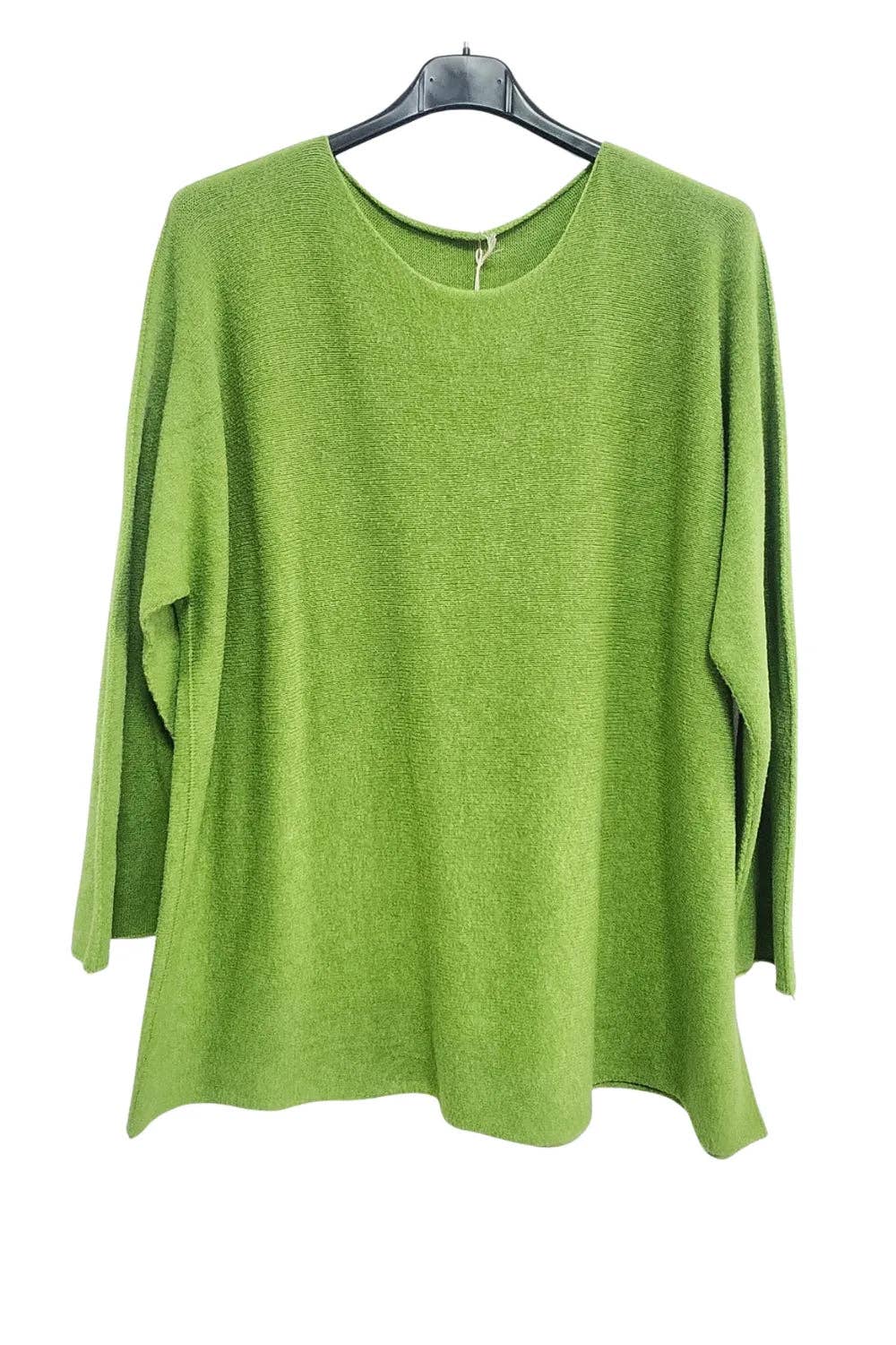 Italian Soft Knit Plain Long Sleeve Jumper Top